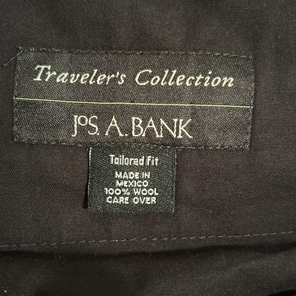 Jos A Bank Men’s Pants Tailored Fit Traveler’s Collection 36 X 31 Dark Gray - Picture 10 of 11